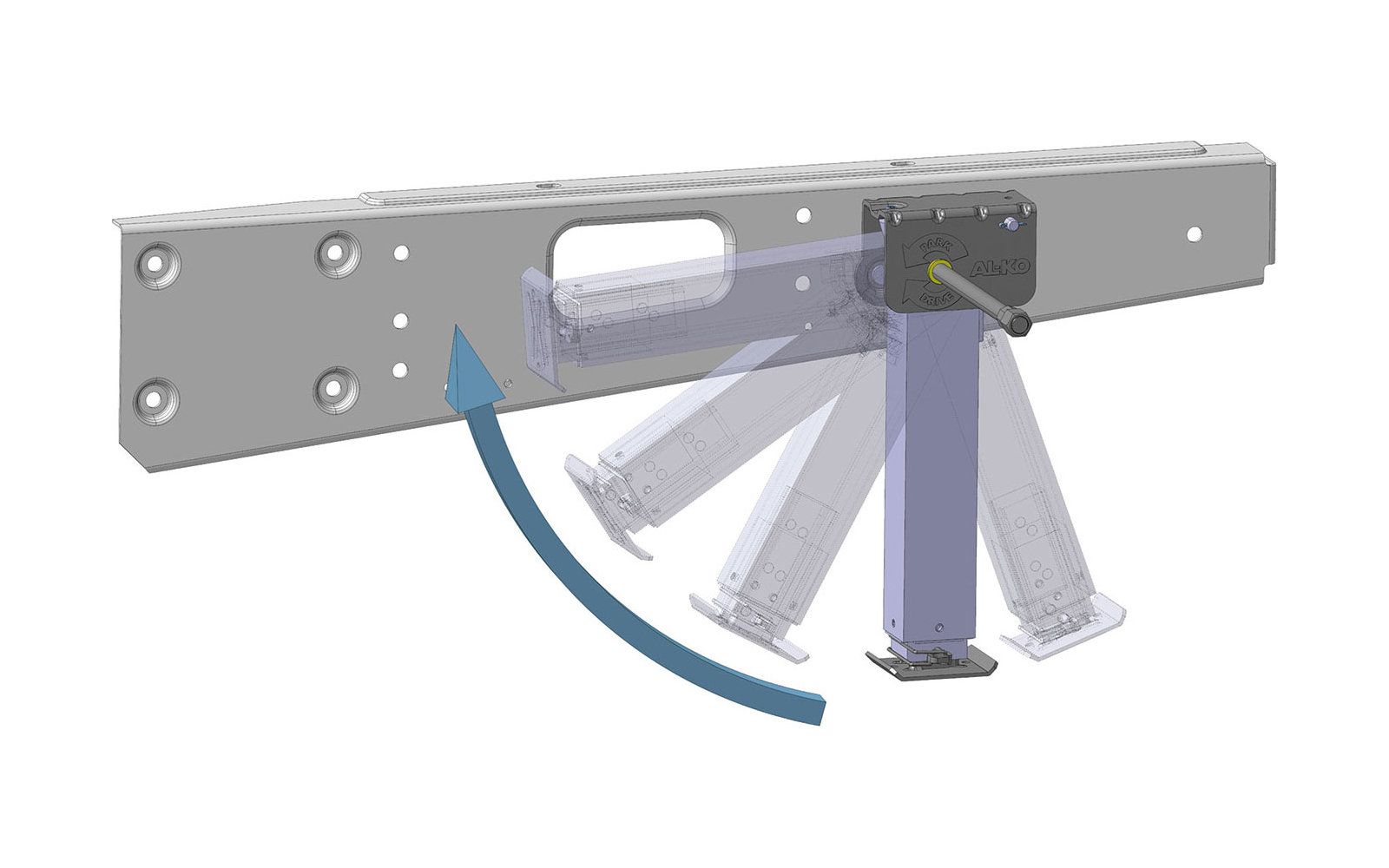 AL-KO Suport mecanic de ridicare ClickFix 310-424mm