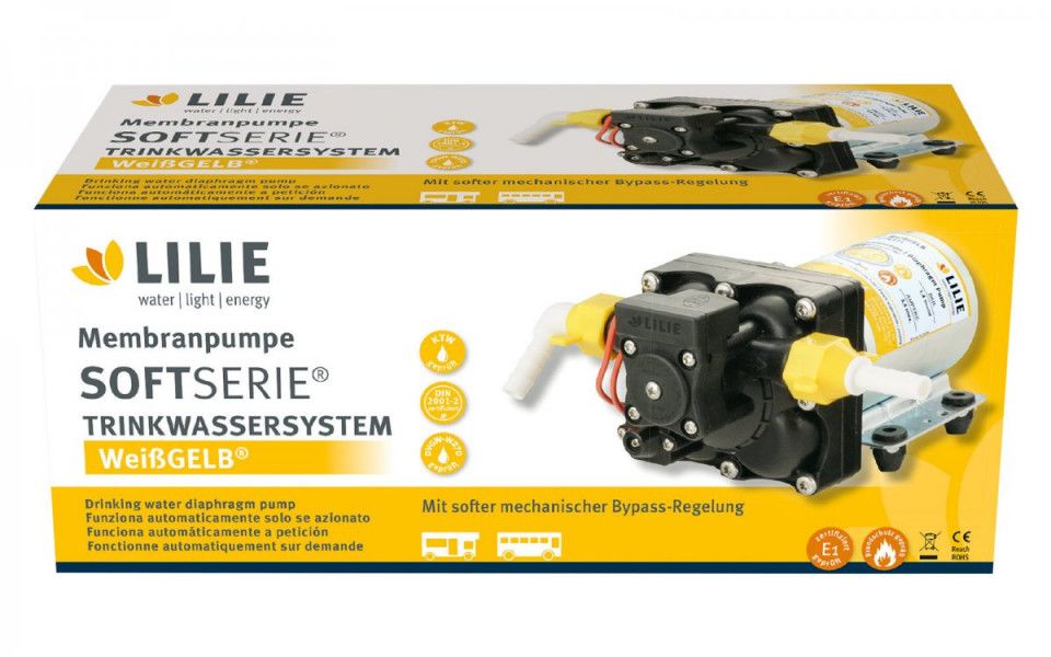 Lily WhiteYellow Soft Series Pompă de apă cu diafragmă - LP4121 - 8 litri / min