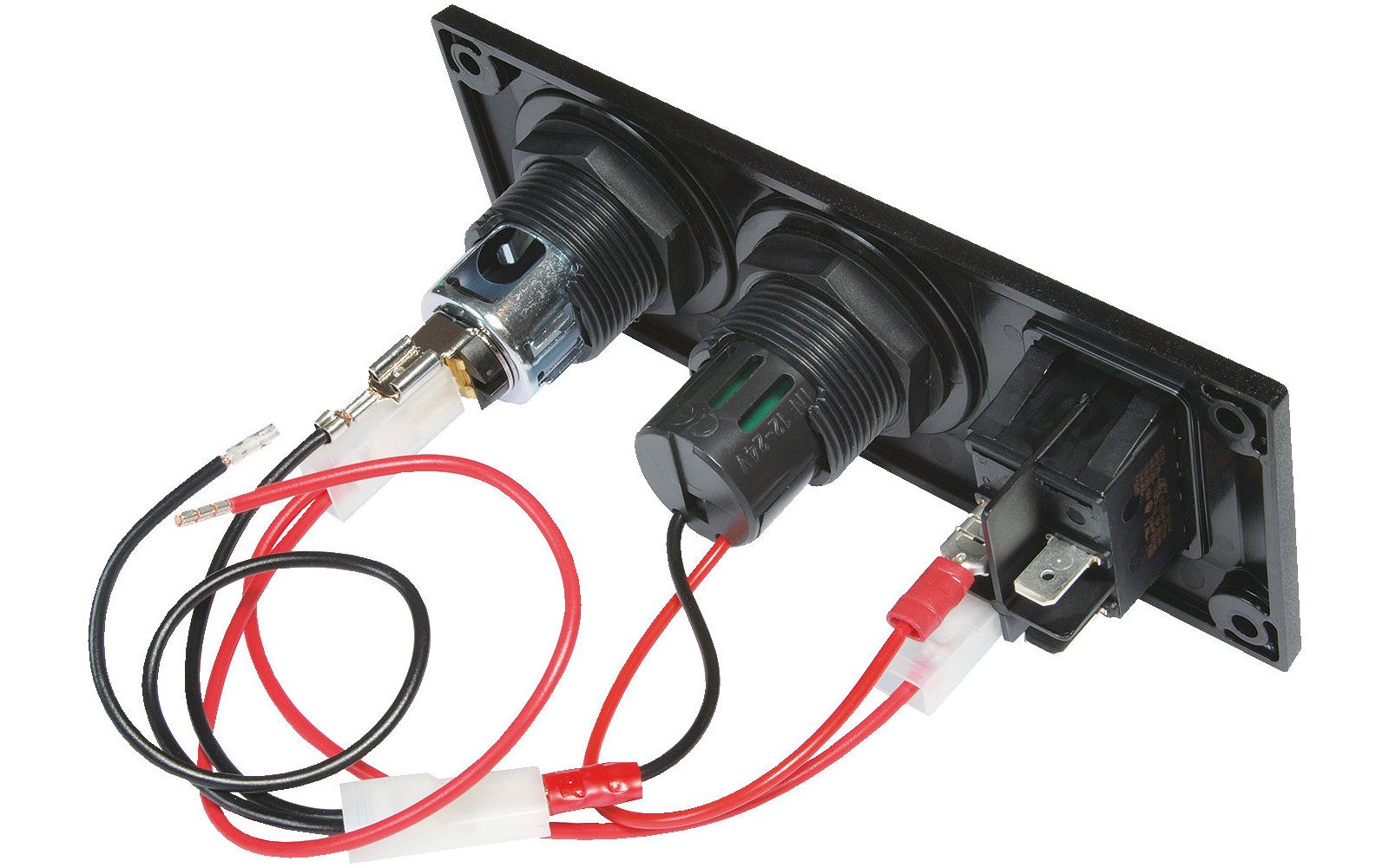 Priză încorporată Pro Car cu priză dublă USB-A