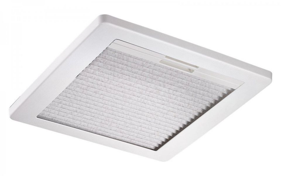 Trapă 40 x 40 Dometic  Mini Heki Style  cu deschidere basculantă si jaluzea retractabilă - pentru grosime acoperis 43 - 60 mm - cu garnitură de etanșare