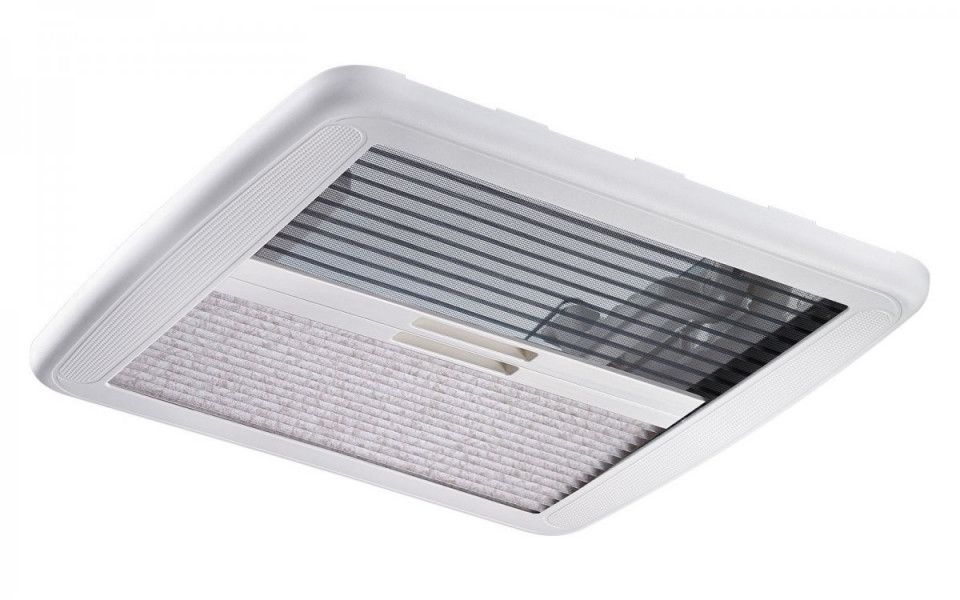 Trapă 40 x 40 Dometic  Mini Heki S  cu deschidere pe toate laturile si jaluzea retractabilă