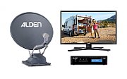 Alden Onelight 60 HD EVO Platinium- Sistem de satelit complet automat, incluzând TV LED Ultrawide de 22 inci