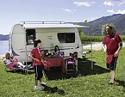 Marchiză in săculeț Fiamma Caravanstore XL - albastru 255 cm