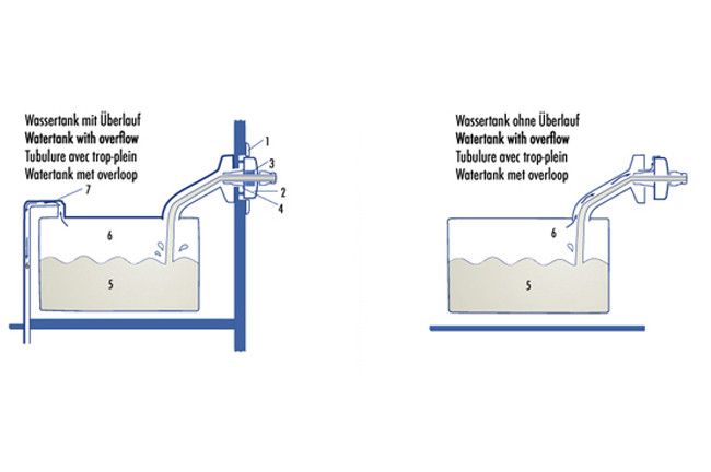 Buson de alimentare apa HEOSwater cu conexiune pentru furtun