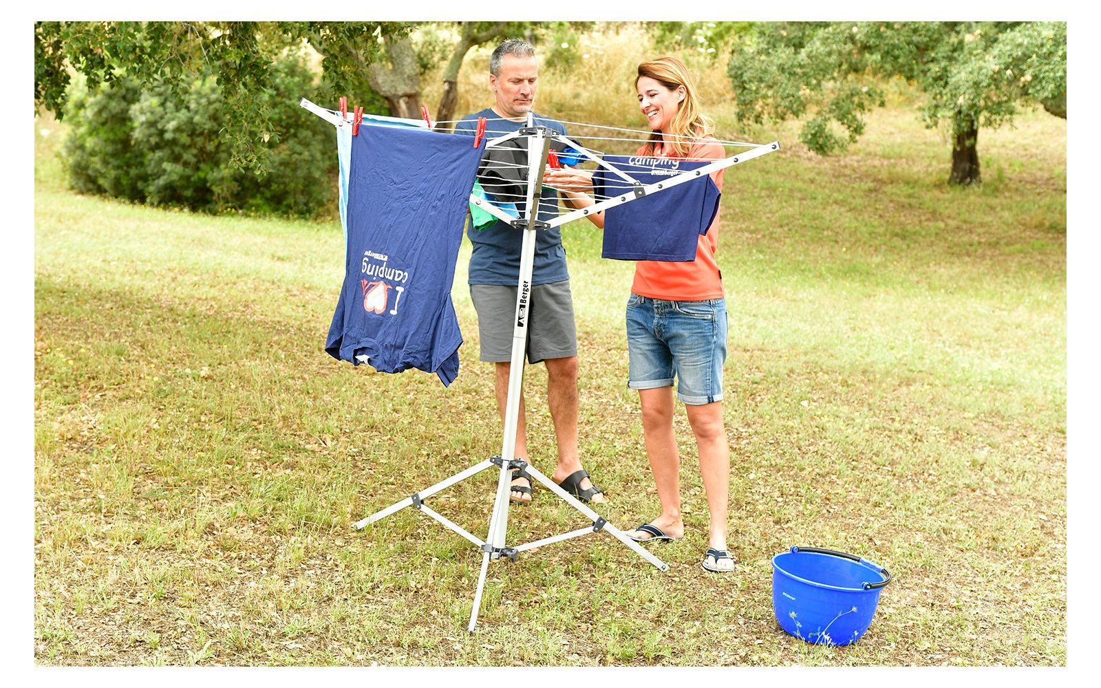 Uscător de rufe Berger maxi pentru camping