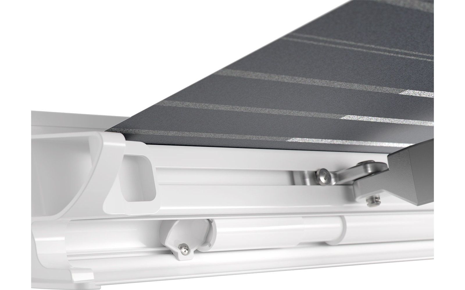 Marchiză de perete metalică - Dometic PerfectWall - PW 1100 alb  - 400 cm