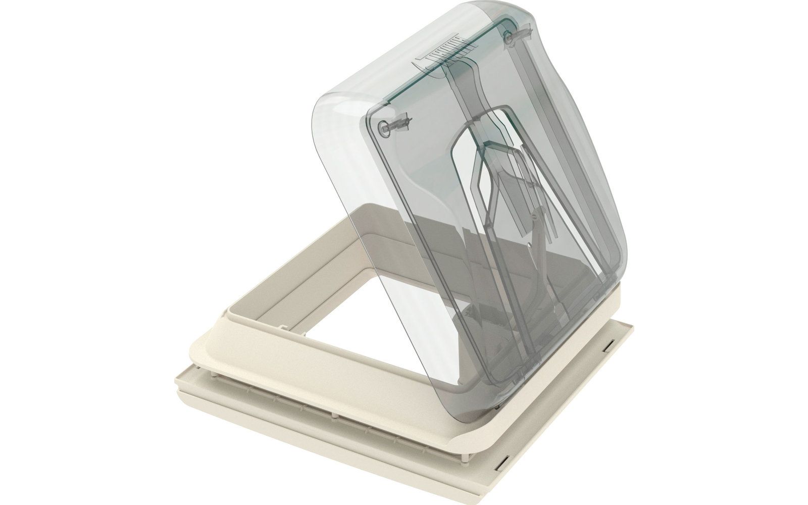 Trapă 28 x 28 Fiamma  Vent 28F Crystal  cu capac transparent si plasa de tantari