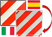 Semnal de avertizare din aluminiu 2-în-1 Italia / Spania