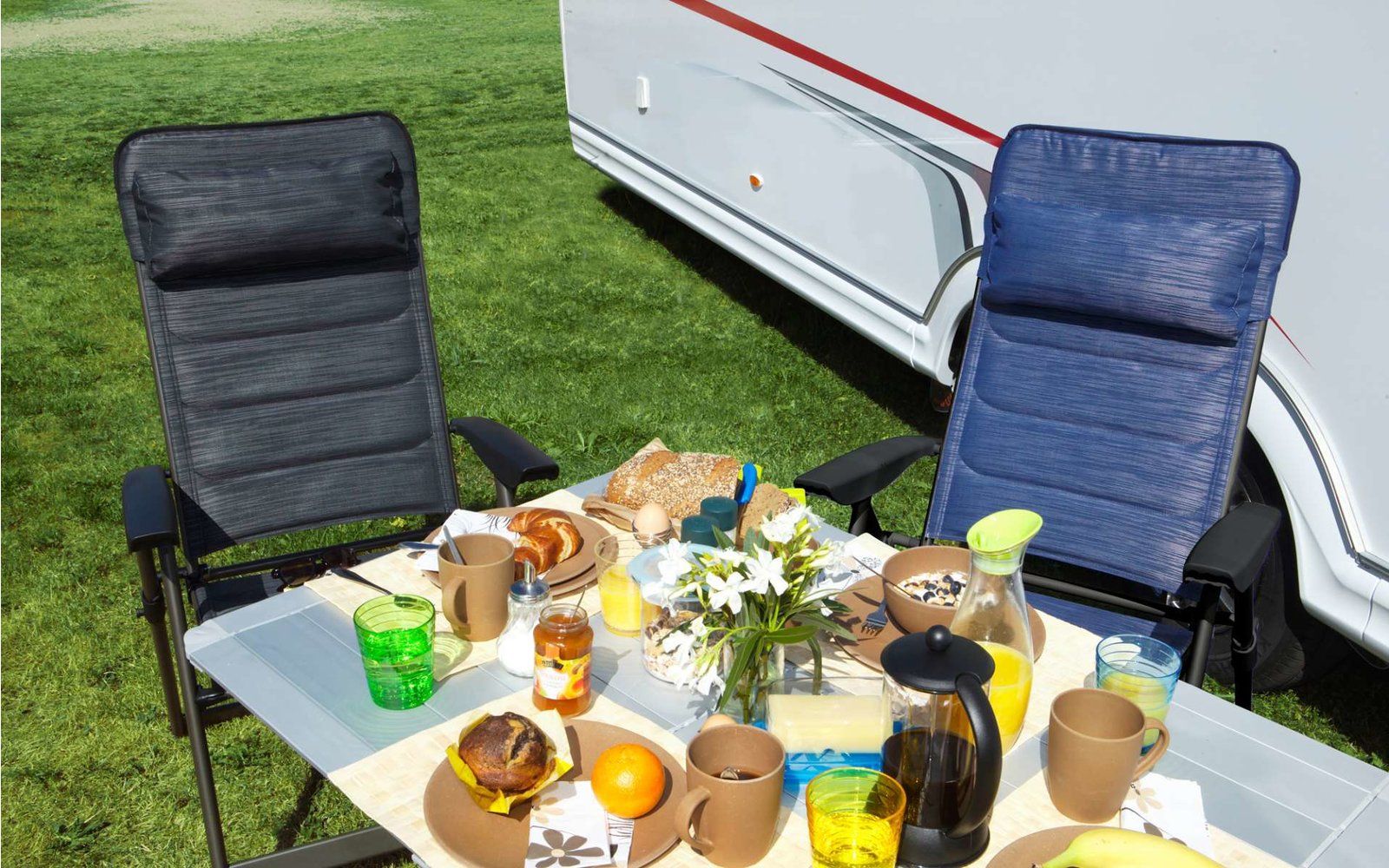 Scaun pliabil Berger Slimline - Antracit