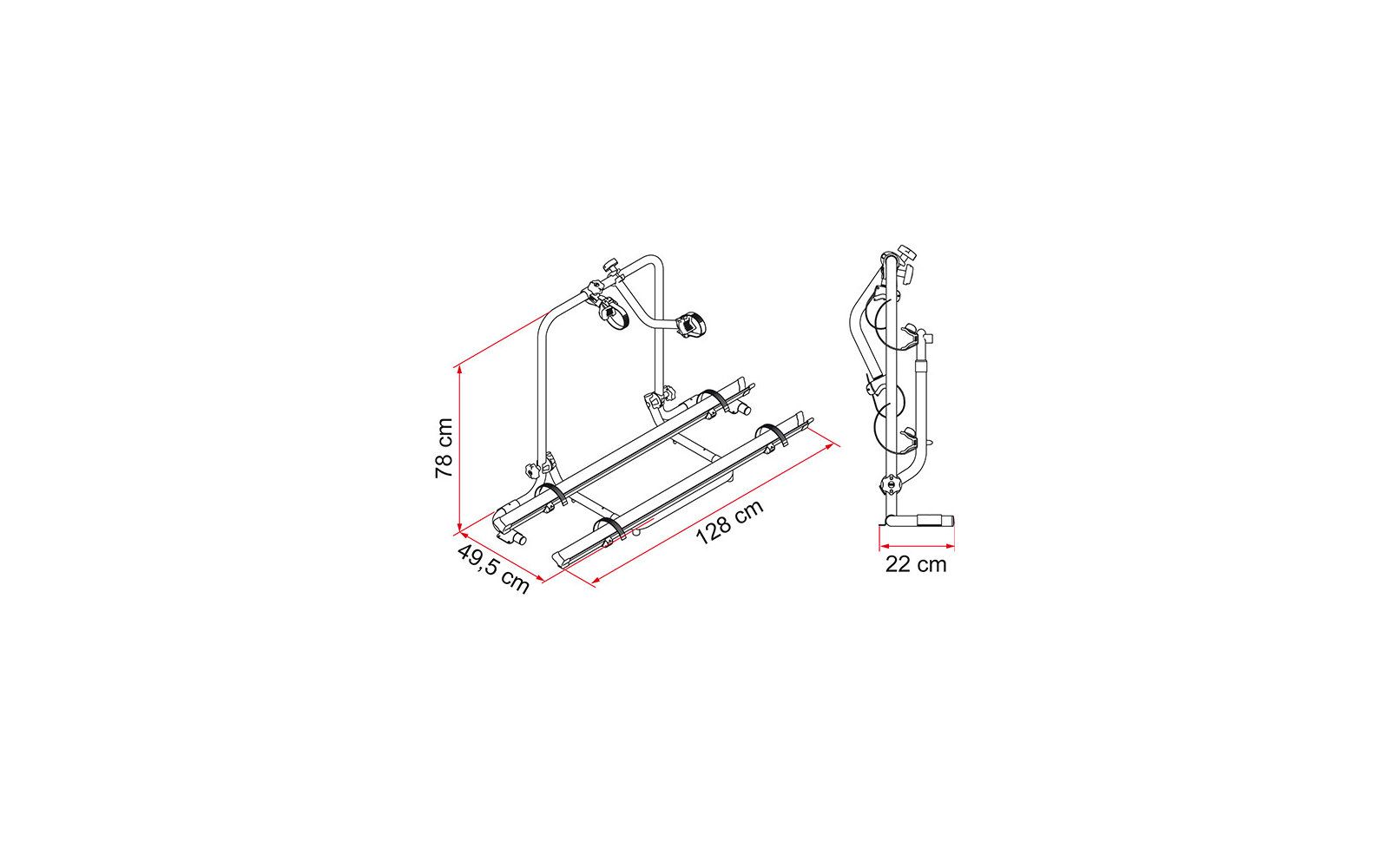 Suport de biciclete Fiamma Garage Plus