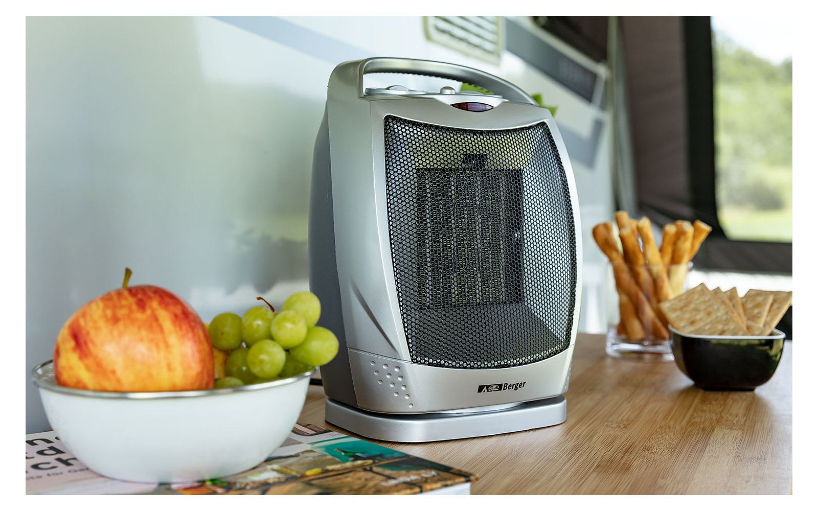 Aerotermă oscilantă din ceramică Berger