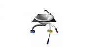 Set Comet compus din chiuveta cu robinet si accesorii