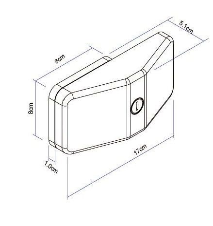 Încuietoare de siguranță  Thule Door Lock  cu placă de fixare pe interior