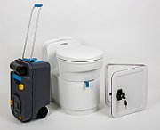 Toaleta completa Carbest , electrica , inclusiv usa de vizitare