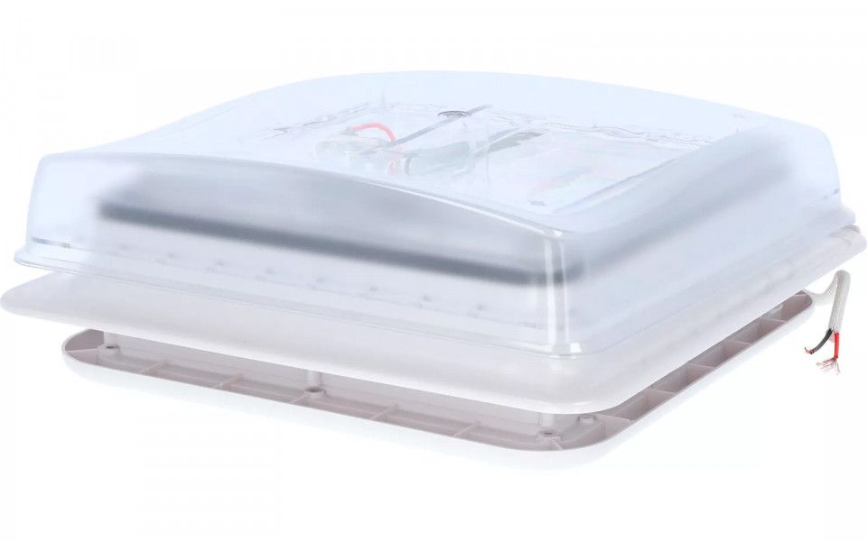 Trapă 28 x 28 Berger cu ventilator inclus si plasă de țânțari, capac transparent