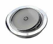 Spot încastrat Dimatec LED mobil 1,2 wați - reglabil - crom lucios - cu intrerupător