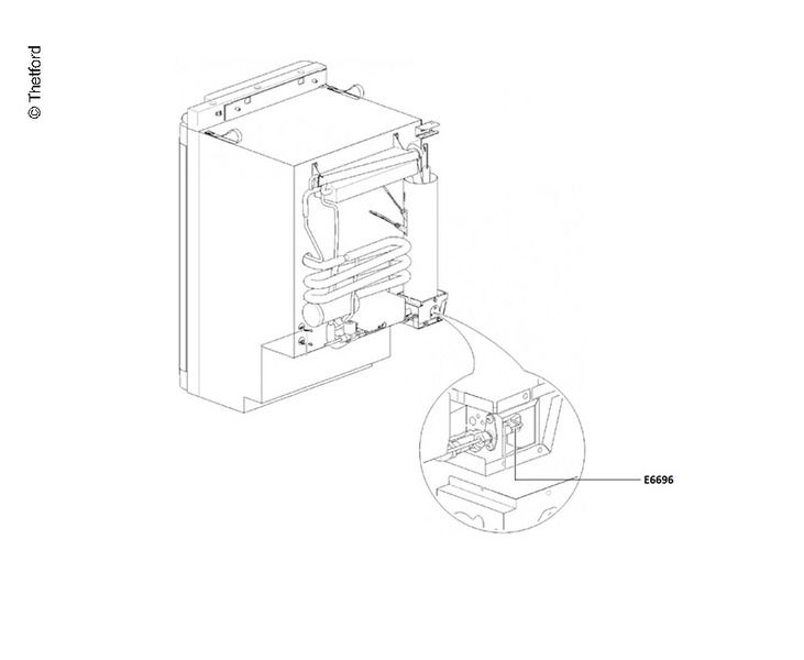 Electrod aprindere frigider Thetford - Bujie