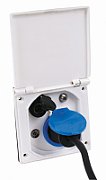 Priză exterioară Quattro - 12V/230V/antenă TV si satelit