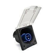 Doza alimentare cu stecher CEE - capac cu magnet, ALB