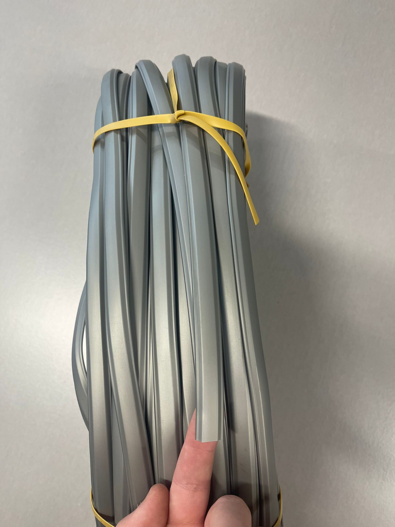 Garnisaj pentru şină rulotă - 15mm - Gri