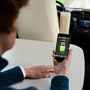 E-Trailer - indicator al nivelului  buteliei de gaz - cu Bluetooth