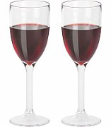 Set de 2 pahare de vin din plastic - Berger