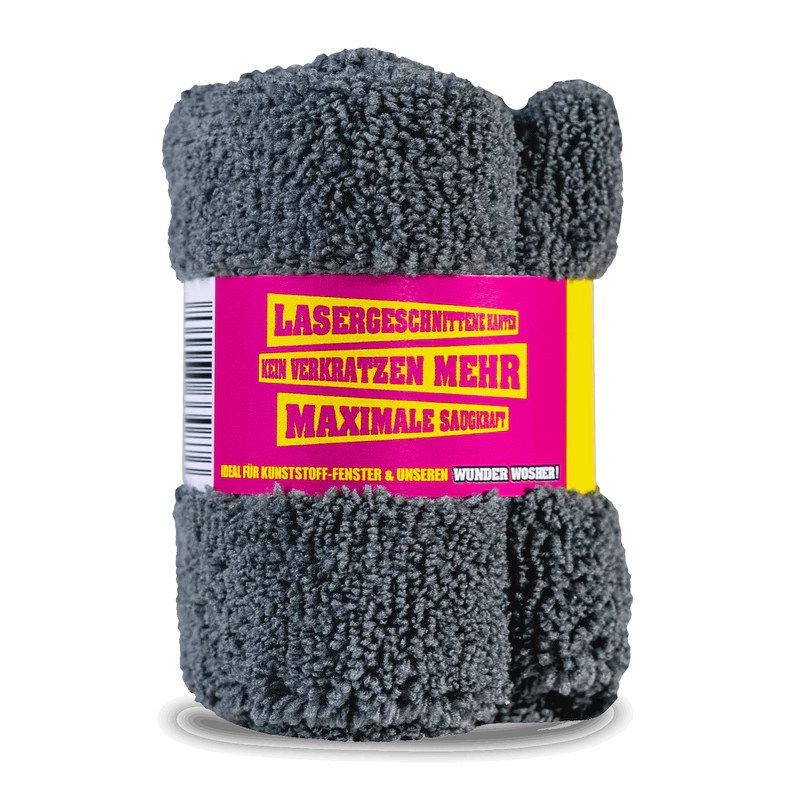 WOSHUP! Lavetă de curățat cu peri lungi și laterale din microfibră, 40 x 40 cm