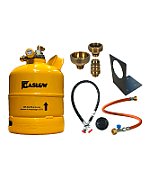 Kit butelie Gaslow GPL cu gât de umplere și suport pentru duză 2,7 kg