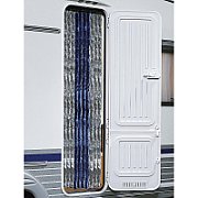 Perdea antiinsecte tip chenille / coadă pisică / albastru-gri