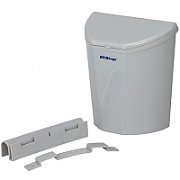 Coș de gunoi cu capac - 6 l - Gri