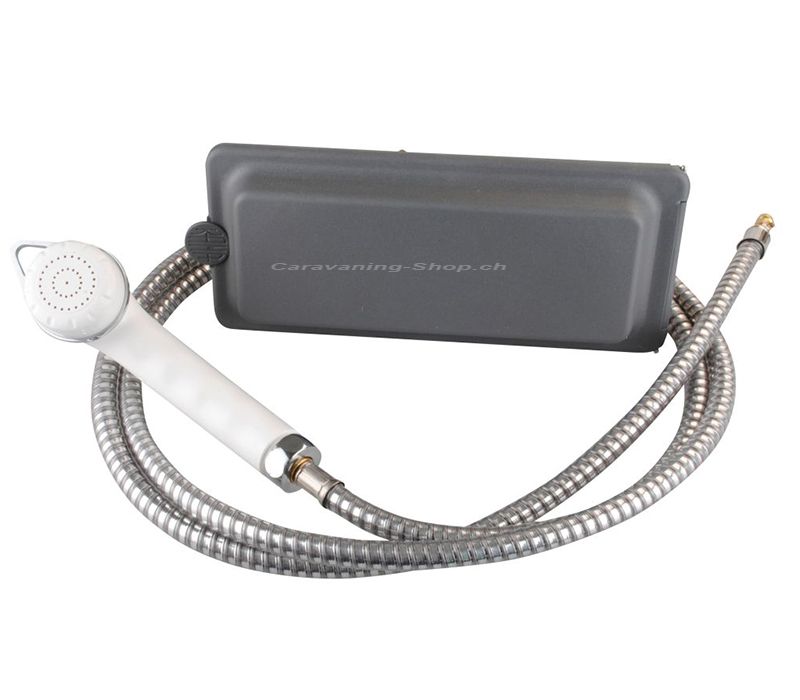 Set complet dus extern - apa calda + rece - gri / antracit