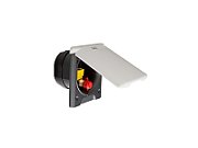 Priză de gaz exterioară - Alb