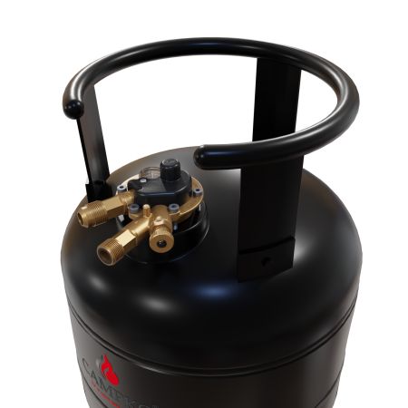 Butelie de gaz reîncărcabilă CAMPKO 15 litri cu multivalvă 80% (DE)