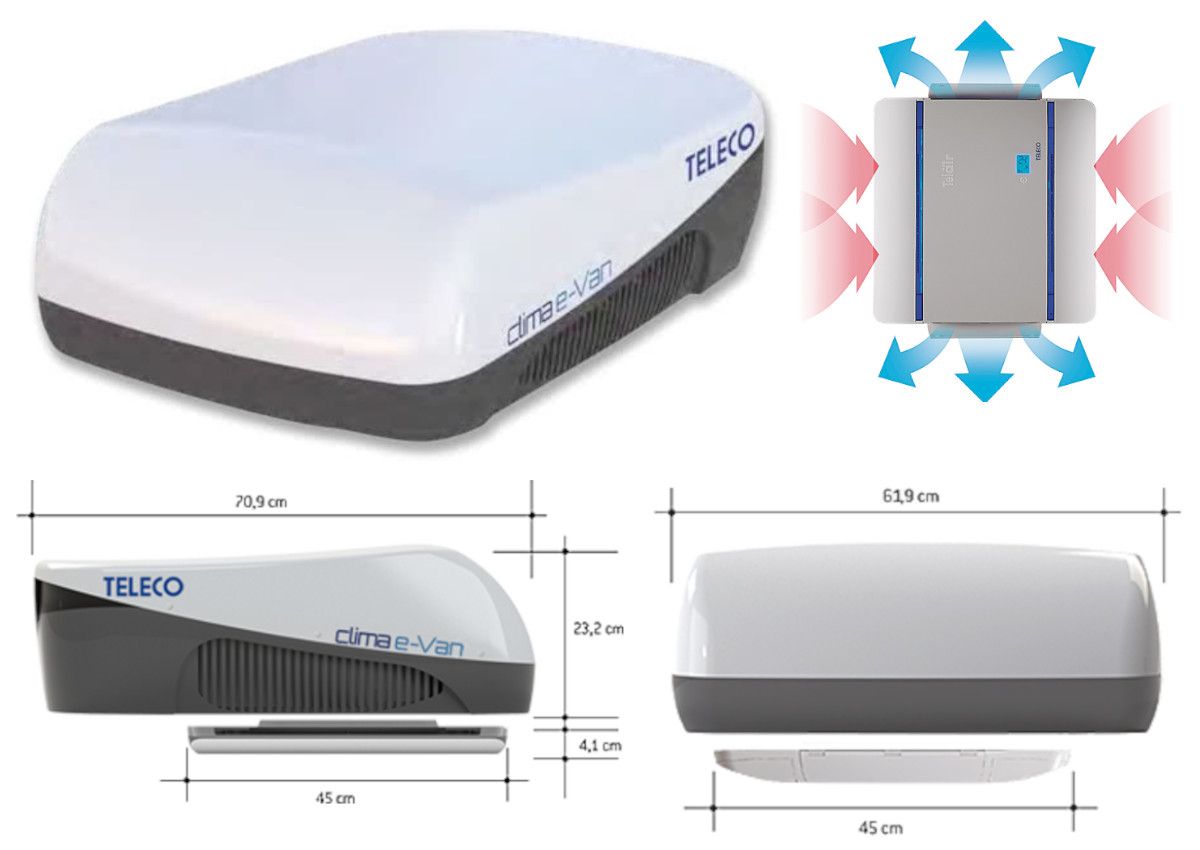 Aer conditionat Telair Clima e-Van 7400H